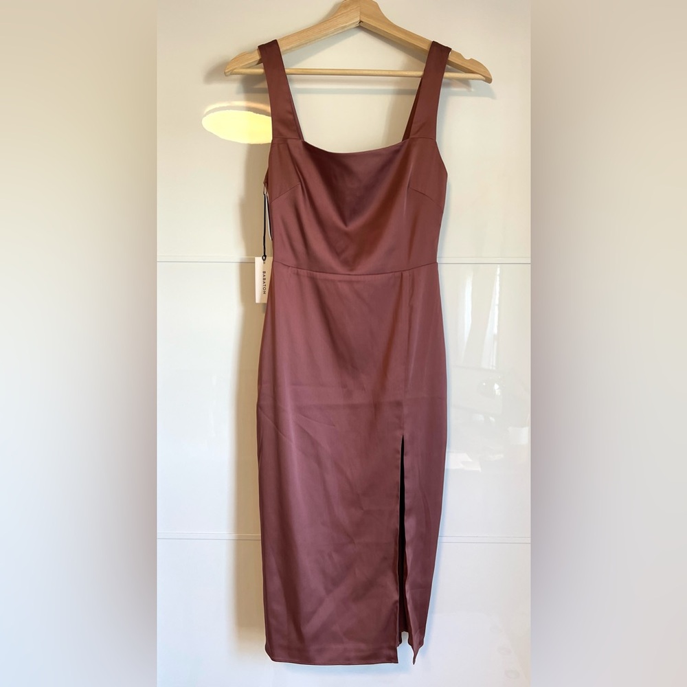 NWT Babaton 90’s Slit Dress